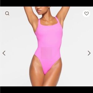 Skims NEW square neck, bodysuit, thong, limited, edition